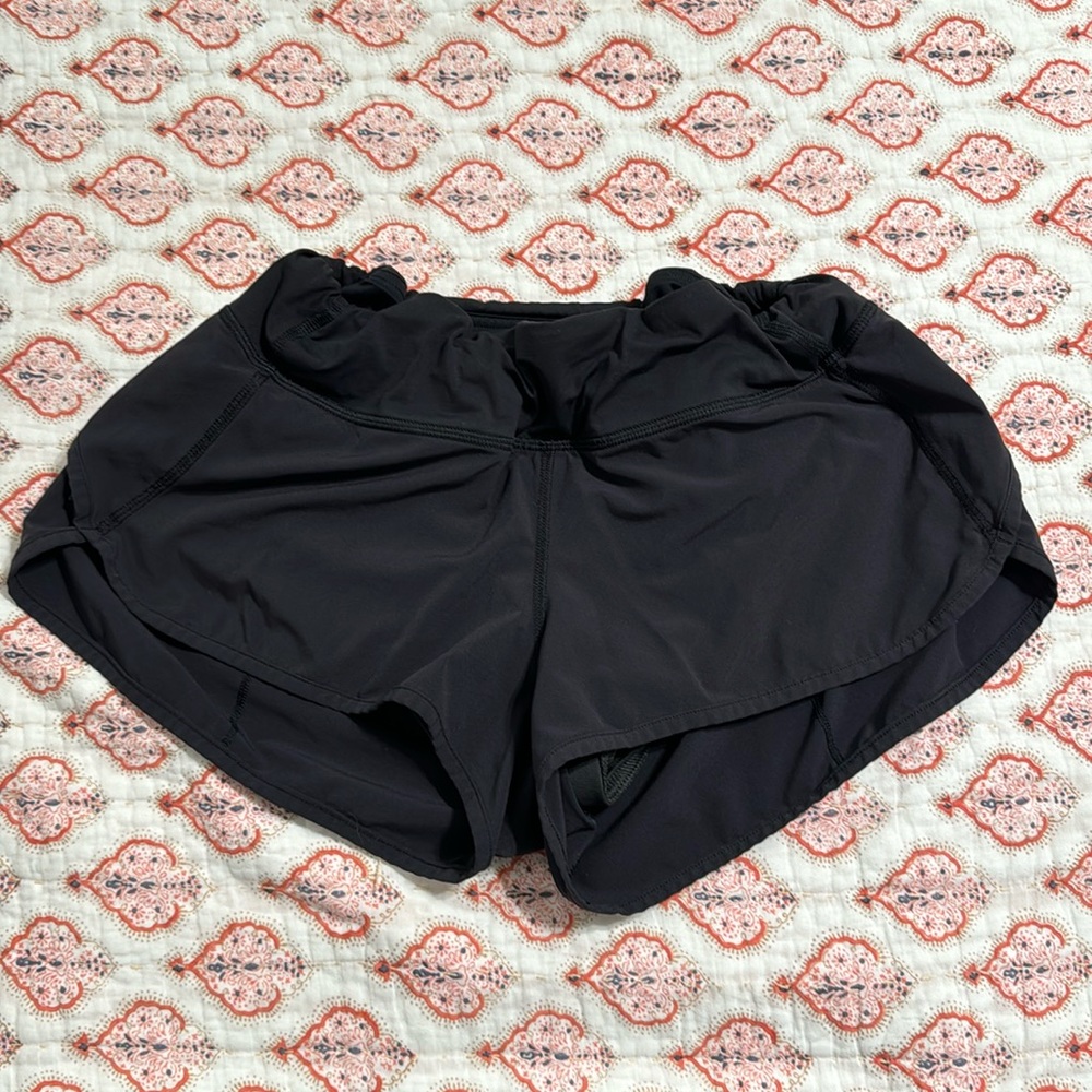 Black lululemon shorts